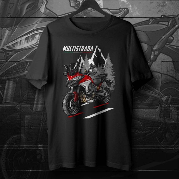 T-shirt Ducati Multistrada V4 S Merchandise Red