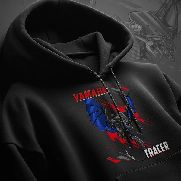 Hoodie Yamaha Tracer 9 GT Liquid Metal, Tracer 9 Merchandise, Tracer 9 GT Clothing