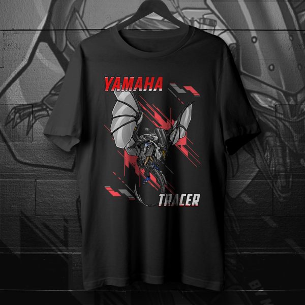 T-Shirt Yamaha Tracer 9 GT + Icon Performance, Tracer 9 Merchandise, Tracer 9 GT Clothing