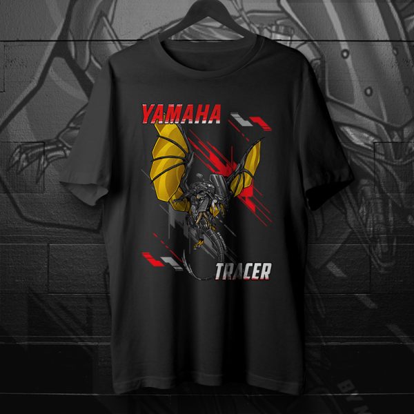 T-Shirt Yamaha Tracer 9 GT Midnight Black, Tracer 9 Merchandise, Tracer 9 GT Clothing