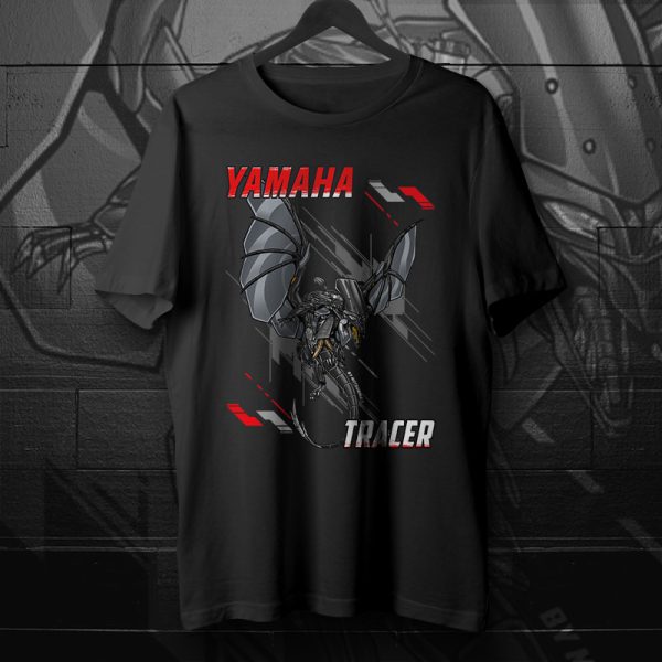T-Shirt Yamaha Tracer 9 GT + Power Gray, Tracer 9 Merchandise, Tracer 9 GT Clothing