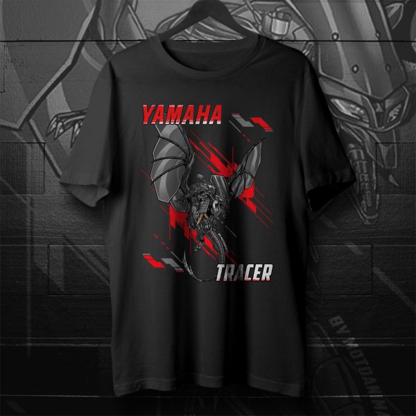 T-Shirt Yamaha Tracer 9 GT Tech Camo, Tracer 9 Merchandise, Tracer 9 GT Clothing
