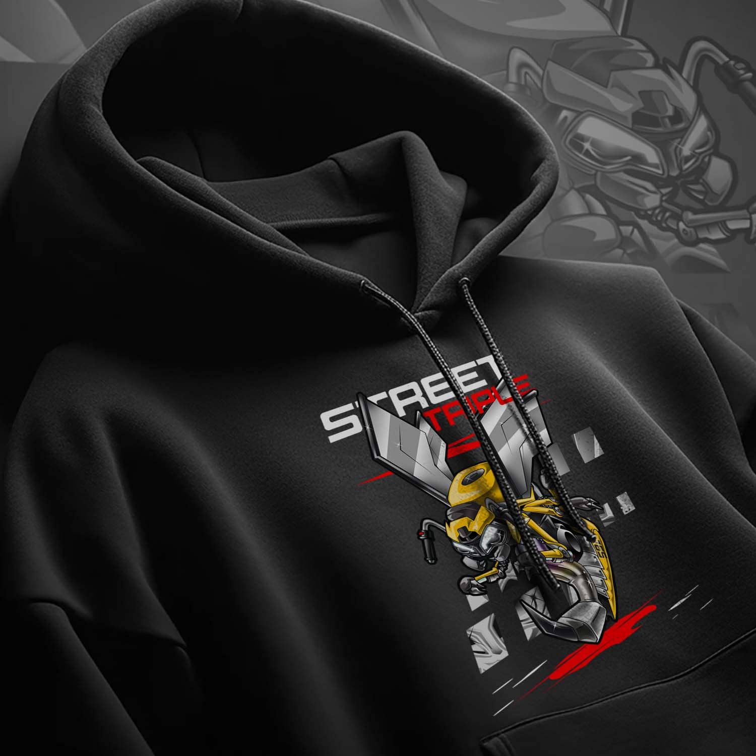 Hoodie Triumph Street Triple 765 Moto2 & R/RS Wasp for Riders