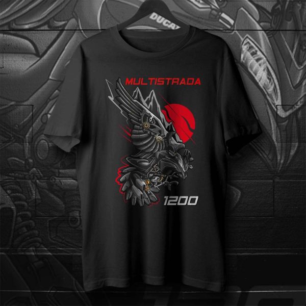 T-shirt Ducati Multistrada 1200 Raven Diamond Black, Ducati Multistrada Merchandise