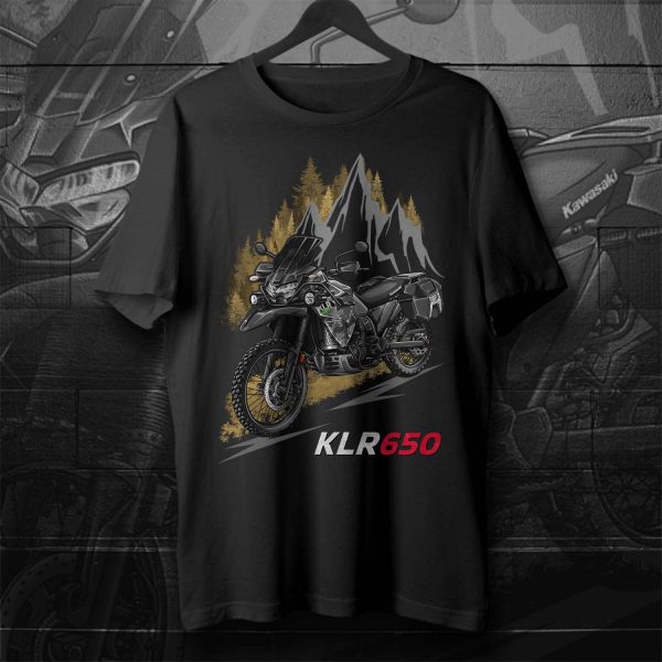 T-shirt Kawasaki KLR650 Cypher Camo Gray, Kawasaki KLR650 Merchandise