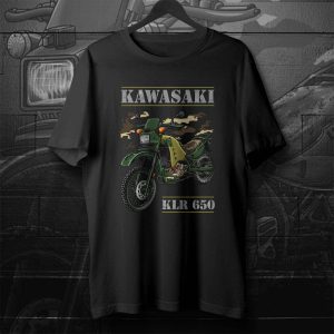 T-shirt Kawasaki KLR650 Diesel Military Green, Kawasaki KLR650 Merchandise