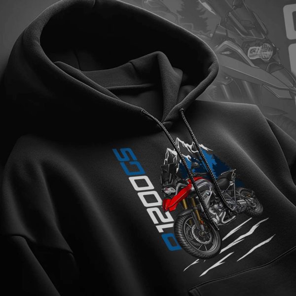 Hoodie BMW R1200GS 2013-2016 Racing Red, BMW R1200GS Merchandise