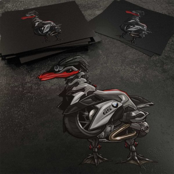 Stickers BMW R1200GS Goose 2013-2016 Racing Red, BMW R1200GS Merchandise