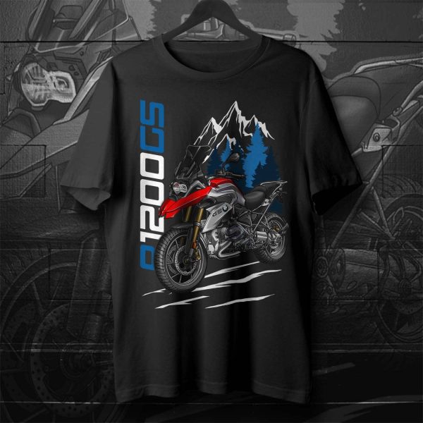 T-shirt BMW R1200GS 2013-2016 Racing Red, BMW R1200GS Merchandise