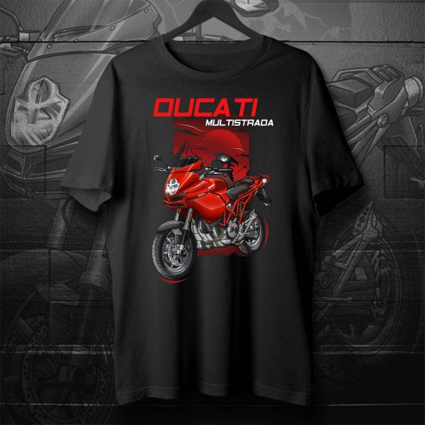 T-shirt Ducati Multistrada 1000 DS Red, Multistrada 620/1000/1100 Clothing, Ducati Multistrada Merchandise