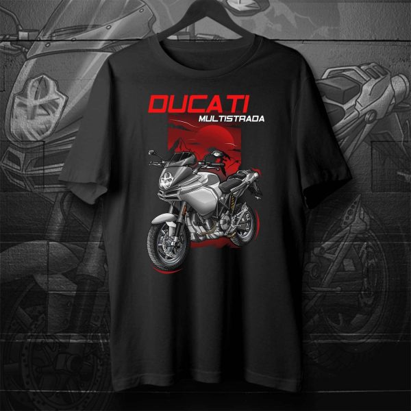 T-shirt Ducati Multistrada 1000 DS Silver, Multistrada 620/1000/1100 Clothing, Ducati Multistrada Merchandise