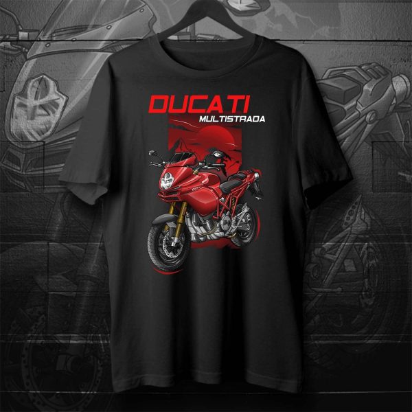 T-shirt Ducati Multistrada 1000S DS Red, Multistrada 620/1000/1100 Clothing, Ducati Multistrada Merchandise
