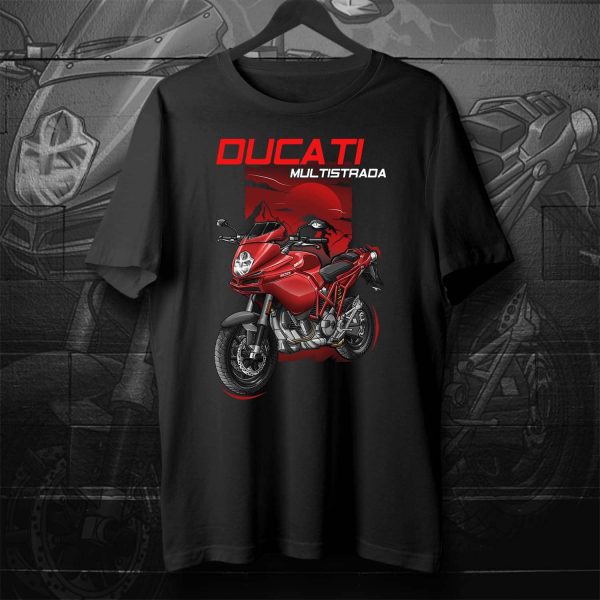 T-shirt Ducati Multistrada 1100 DS Red, Multistrada 620/1000/1100 Clothing, Ducati Multistrada Merchandise