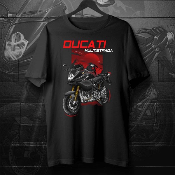T-shirt Ducati Multistrada 1100S DS Black, Multistrada 620/1000/1100 Clothing, Ducati Multistrada Merchandise