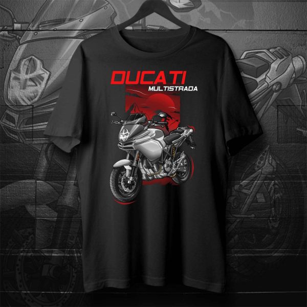T-shirt Ducati Multistrada 620 Silver, Multistrada 620/1000/1100 Clothing, Ducati Multistrada Merchandise