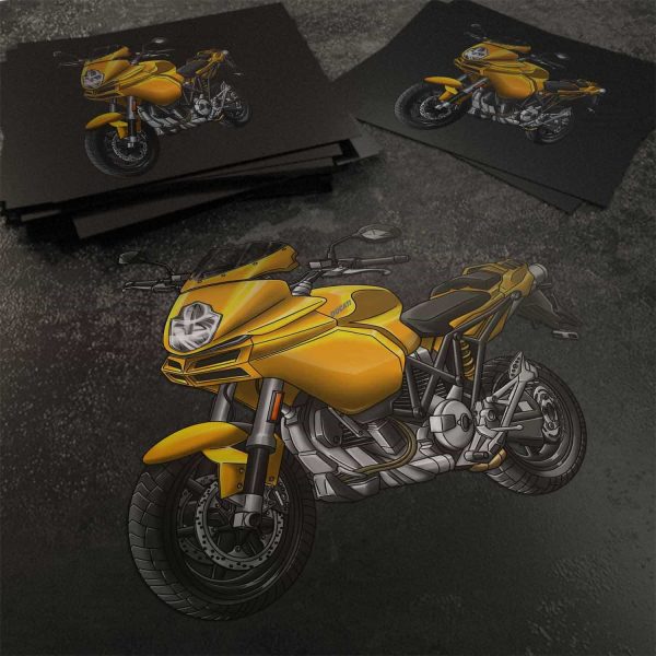 Stickers Ducati Multistrada 620/1000/1100 Yellow, Ducati Multistrada Merchandise