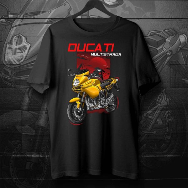 T-shirt Ducati Multistrada 620 Yellow, Multistrada 620/1000/1100 Clothing, Ducati Multistrada Merchandise