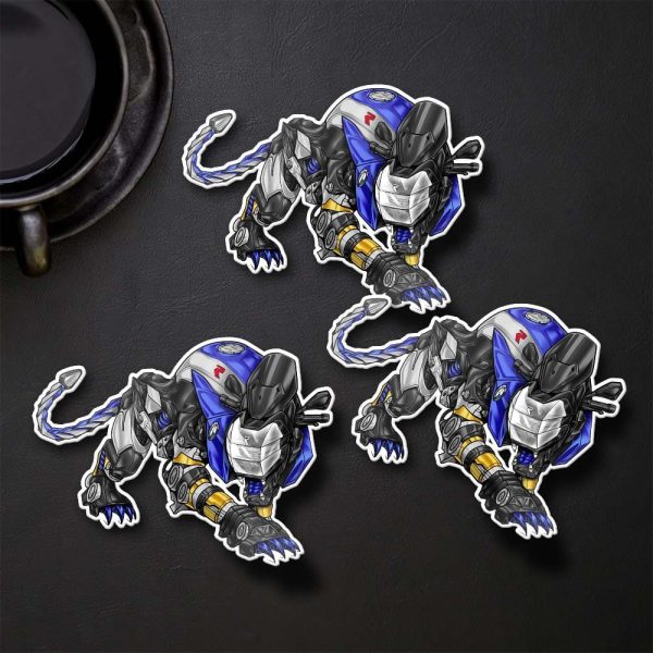 Stickers BMW F900R Panther 2022-2023 Light White & Racing Blue Metallic & Racing Red, BMW F900R Merchandise
