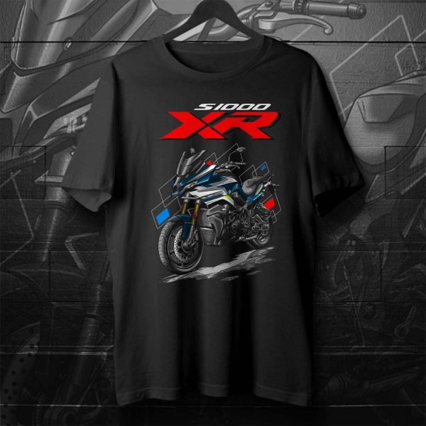 BMW S1000XR T-shirt 2024 Gravity Blue Metallic Motorrad S-Series Merchandise Clothing