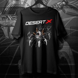 T-shirt Ducati DesertX Spider Star White Silk, Ducati DesertX Merchandise