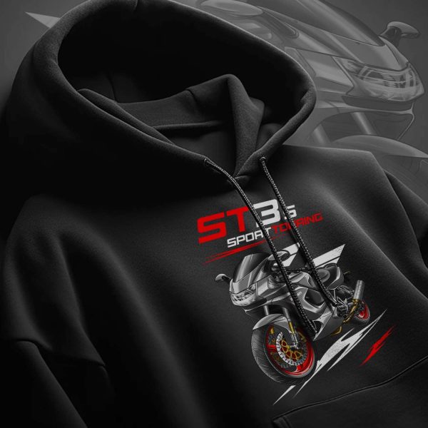 Hoodie Ducati ST3 S Senna Gray, Ducati ST Merchandise, ST3 Clothing
