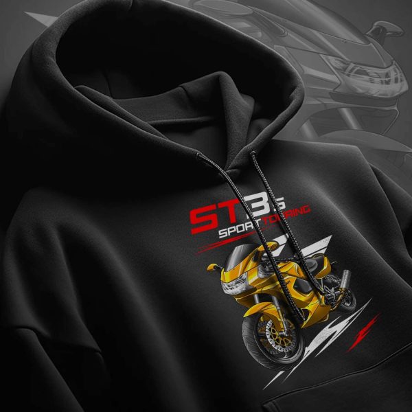 Hoodie Ducati ST3 S Yellow, Ducati ST Merchandise, ST3 Clothing
