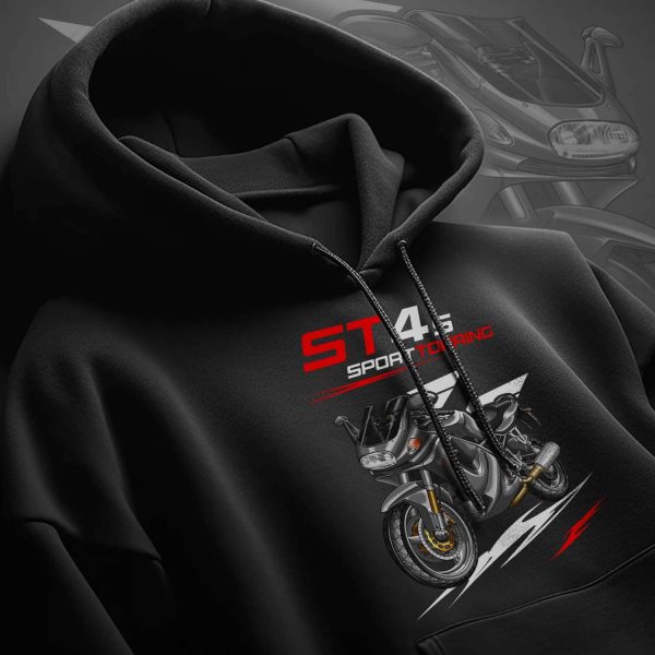 Hoodie Ducati ST4 S Gray Metallic, Ducati ST Merchandise, ST4 Clothing