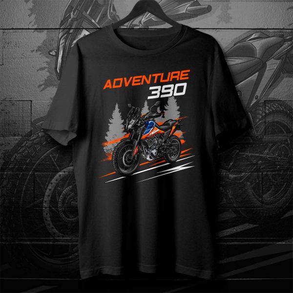 T-shirt KTM 390 Adventure 2024 Electronic Orange, KTM 390 Adventure Merchandise
