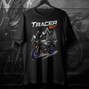 T-shirt Yamaha Tracer 9 2021-2022 GT Liquid Metal, Tracer 9 Merchandise