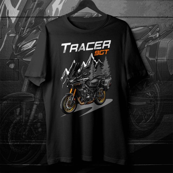 T-shirt Yamaha Tracer 9 2023 GT Midnight Black, Tracer 9 Merchandise