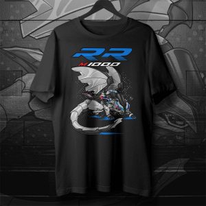 BMW M1000RR Dragonbike T-shirt 2021-2022 Light White/M Motorsport Motorrad M-Series Merchandise Clothing