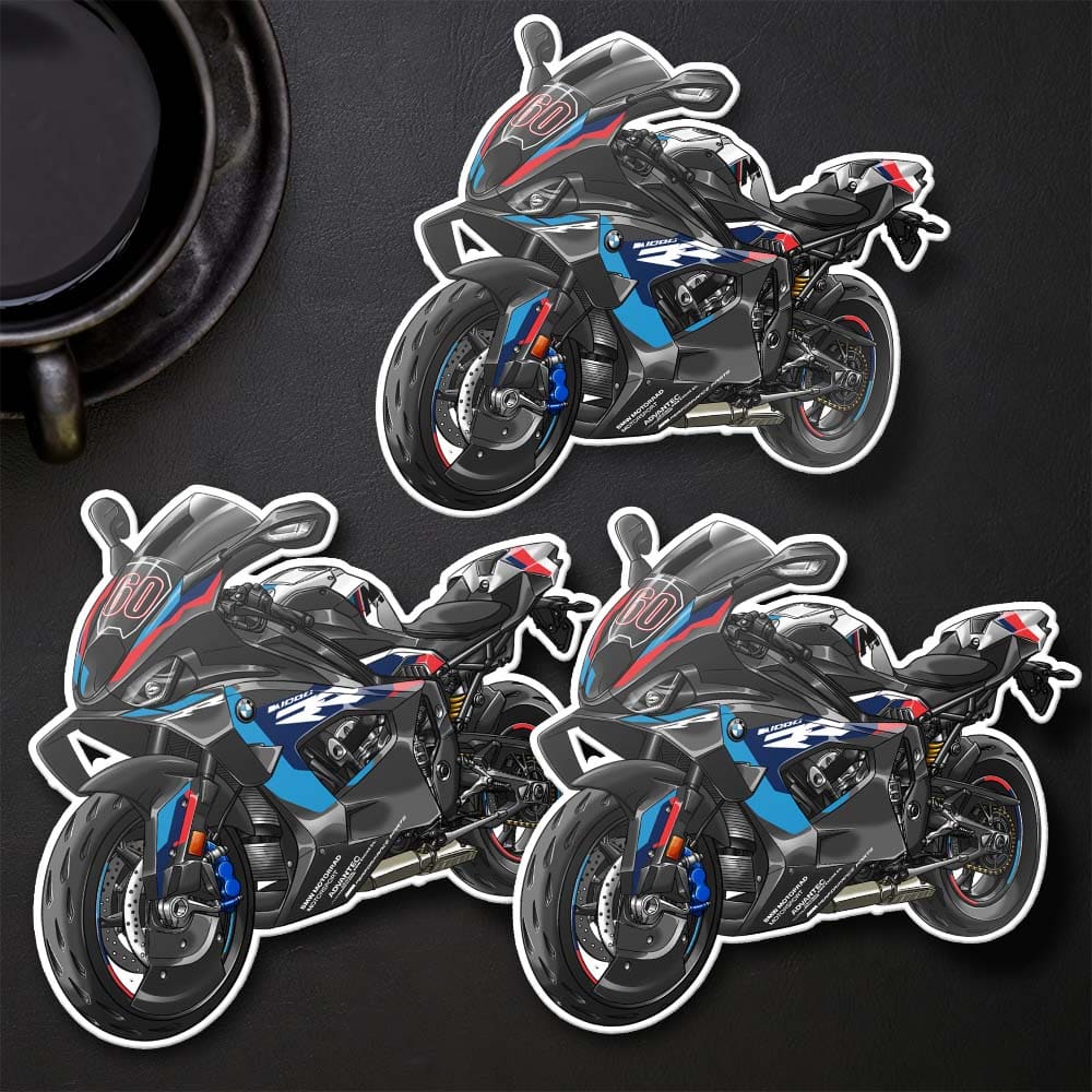 BMW Motorrad M1000RR Stickers for Sportbike Riders