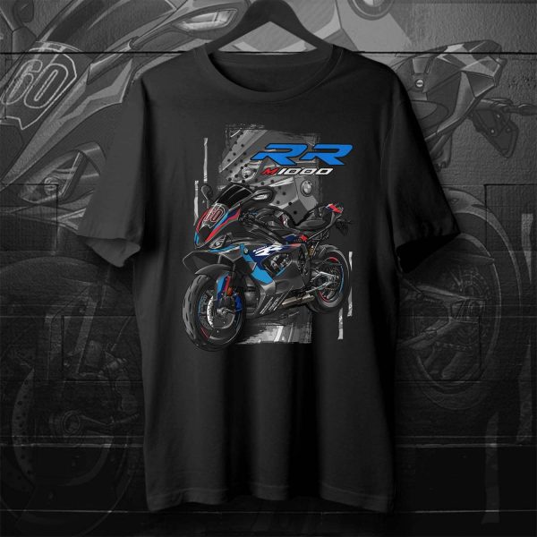 BMW Motorrad M1000RR T-shirt Black Storm Metallic M-Series Clothing Merchandise