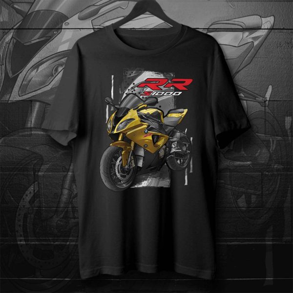 BMW S1000RR T-shirt 2011 Shine Yellow Metallic, Motorrad S-Series Motorcycle Merchandise & Clothing