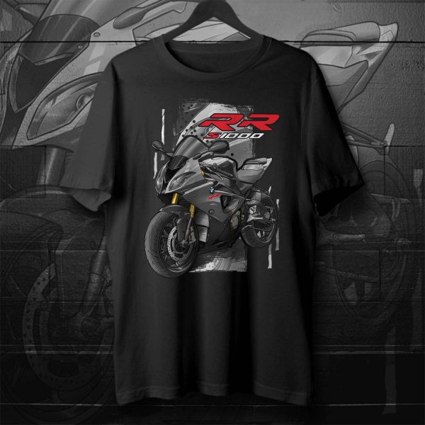 BMW S1000RR T-shirt 2013 Granite Grey Metallic, Motorrad S-Series Motorcycle Merchandise & Clothing