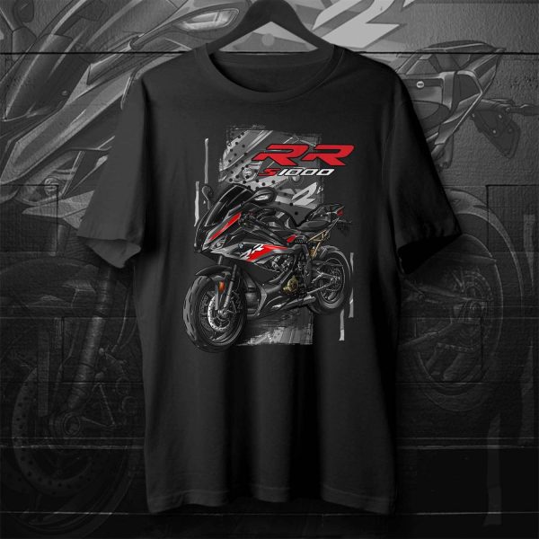 T-shirt BMW S1000RR 2021-2022 Mineral Grey Metallic, Motorrad S-Series Motorcycle Merchandise & Clothing