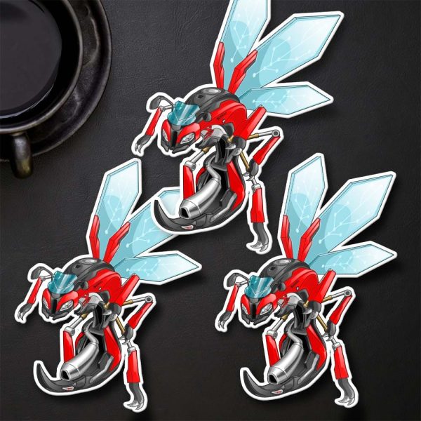 BMW S1000XR Stickers Wasp 2020-2022 Racing Red Motorrad S-Series Merchandise Clothing