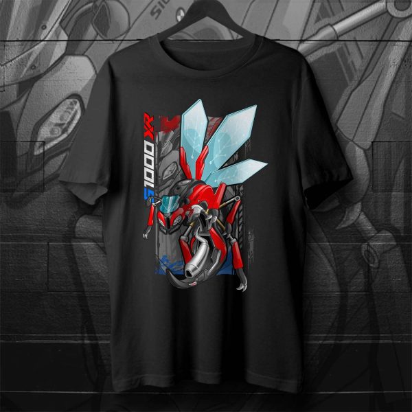 BMW S1000XR Wasp T-shirt 2020-2022 Racing Red Motorrad S-Series Merchandise Clothing