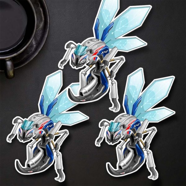 BMW S1000XR Stickers Wasp 2021 Racing Tricolor Motorrad S-Series Merchandise Clothing
