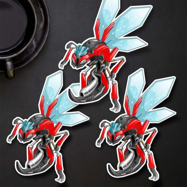 BMW S1000XR Stickers Wasp 2023 Racing Red Motorrad S-Series Merchandise Clothing