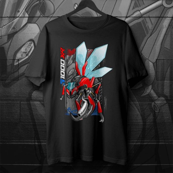BMW S1000XR Wasp T-shirt 2023 Racing Red Motorrad S-Series Merchandise Clothing