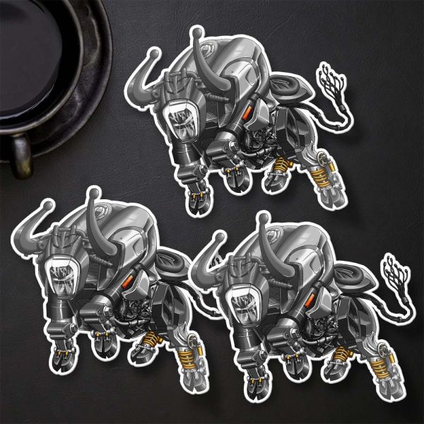 Ducati Diavel 1260 Bull Stickers 2019-2020 S Sandtone grey Clothing and Merchandise