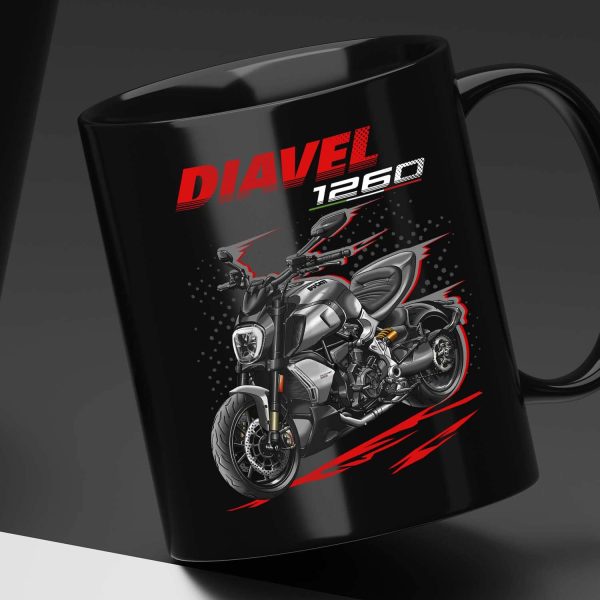 Ducati Diavel 1260 Mug 2019-2020 Sandstone Grey Clothing and Merchandise