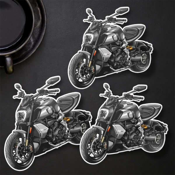 Ducati Diavel 1260 Stickers 2019-2020 Sandstone Grey Clothing and Merchandise