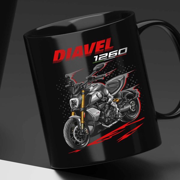 Ducati Diavel 1260 Mug 2019 S Sandstone Grey Clothing and Merchandise