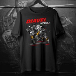 Ducati Diavel 1260 Bull T-shirt 2019 S Sandtone Grey Clothing and Merchandise