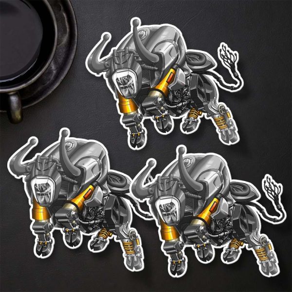 Ducati Diavel 1260 Bull Stickers 2019 S Sandtone grey Clothing and Merchandise