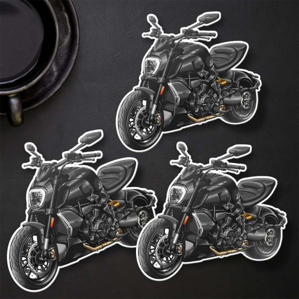 Ducati Diavel 1260 Stickers 2020-2022 Dark Stealth Clothing and Merchandise