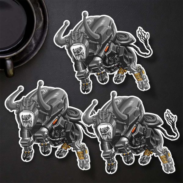 Ducati Diavel 1260 Bull Stickers 2020-2022 Dark Stealth Clothing and Merchandise