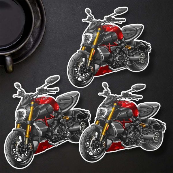 Ducati Diavel 1260 Stickers 2020 S Red Clothing and Merchandise